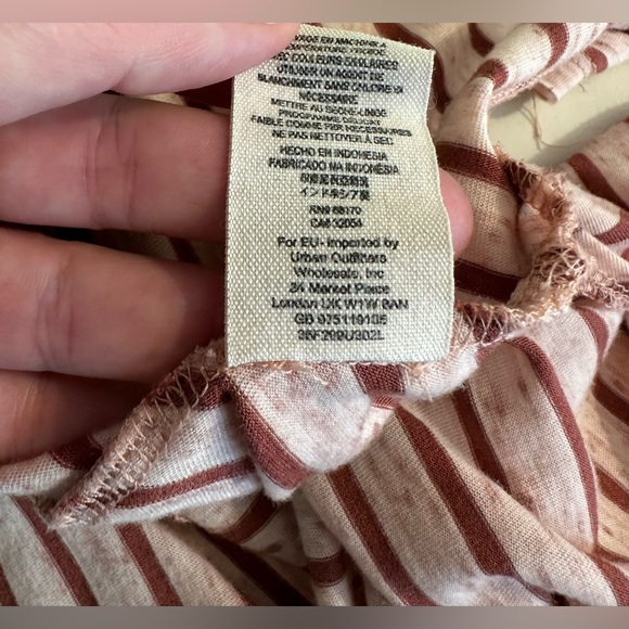 WE THE FREE People Pandoras Box Striped Tee Shirt Top Blouse Oversized Boxy Fit - Picture 10 of 11